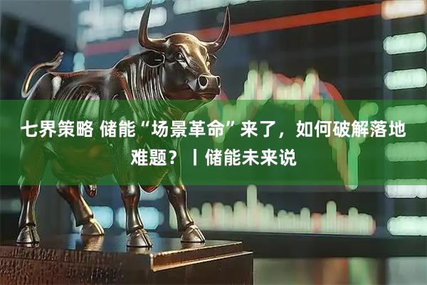 七界策略 储能“场景革命”来了，如何破解落地难题？丨储能未来说