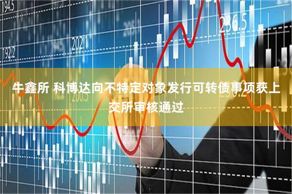 牛鑫所 科博达向不特定对象发行可转债事项获上交所审核通过